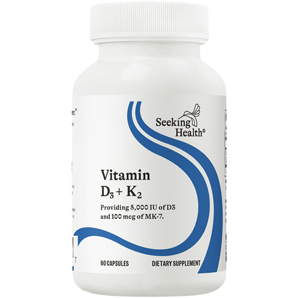 Vitamin D3 + K2 (60 Capsules)