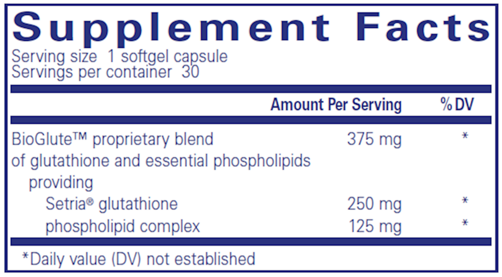 Liposomal Glutathione (30 Softgel Capsules)