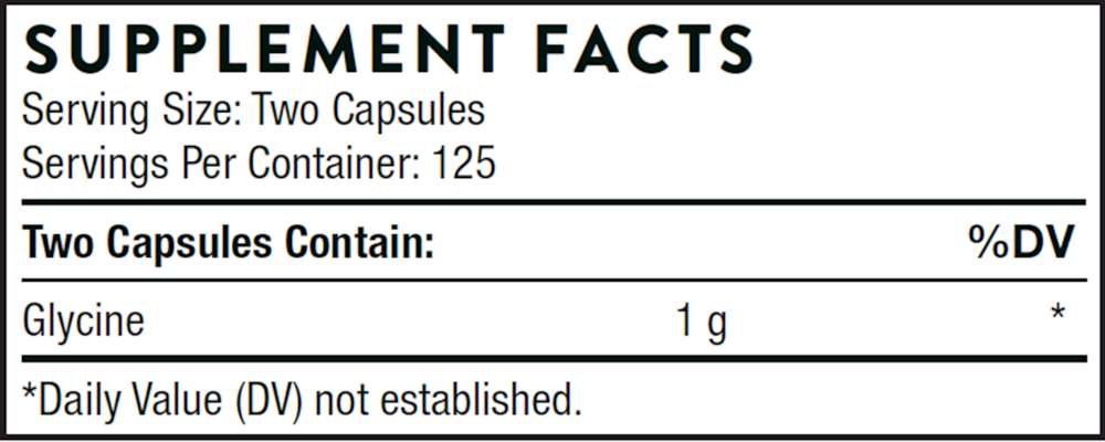 Glycine (250 Capsules)