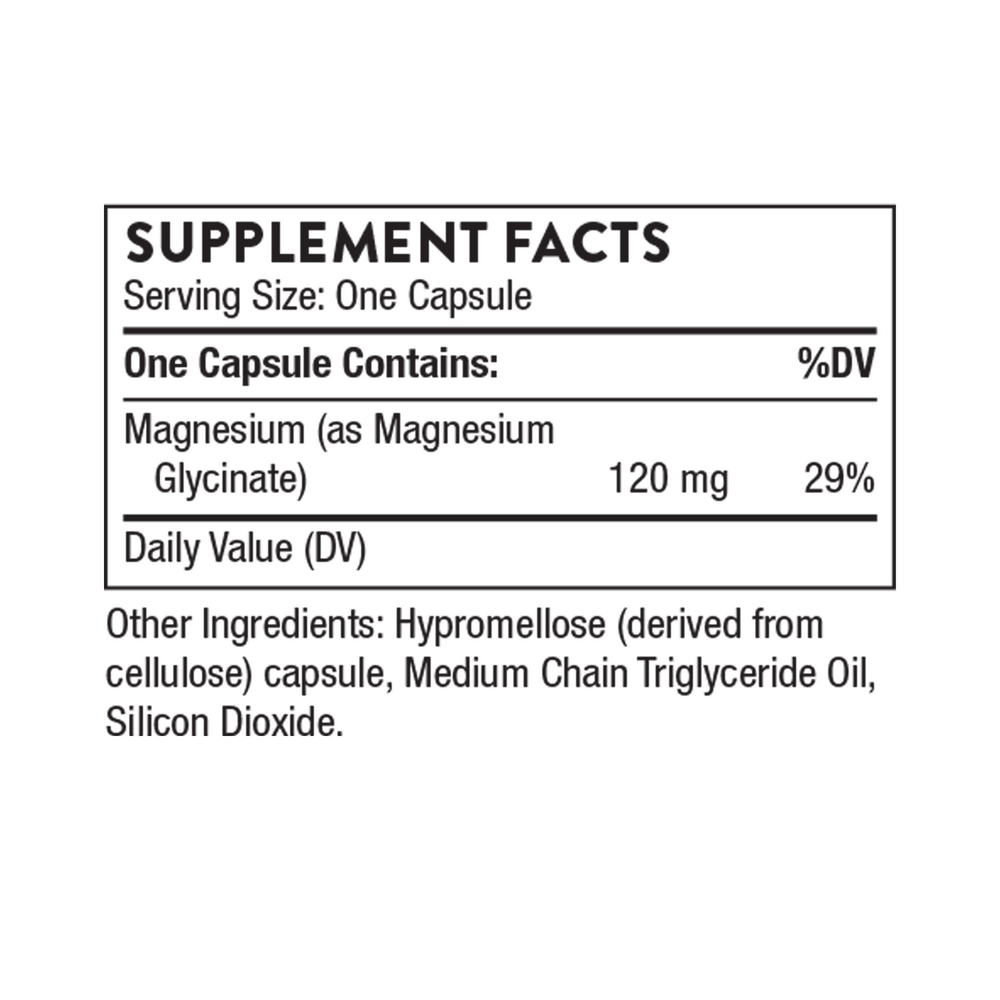 Magnesium Glycinate (90 Capsules)