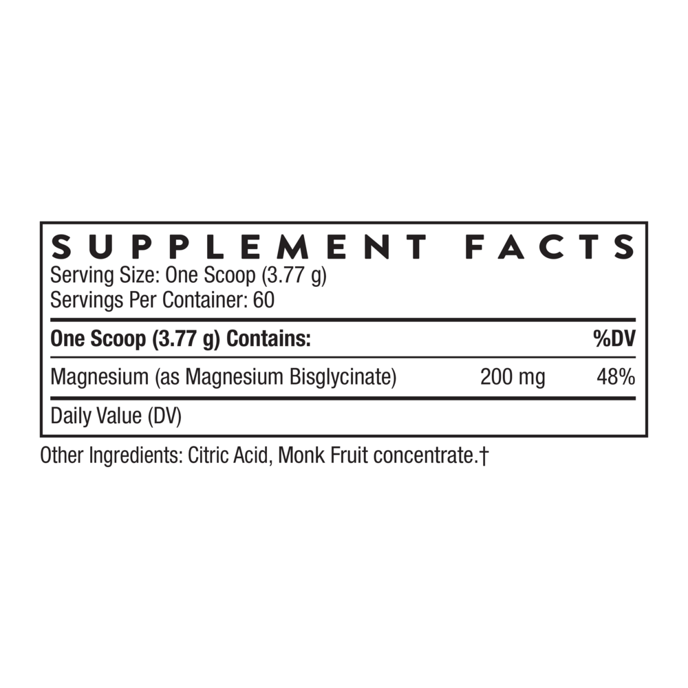 Magnesium Bisglycinate NSF (187 Grams)